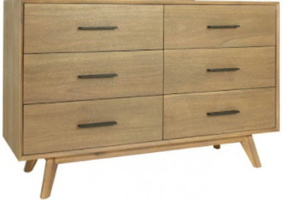 Modrest Claire Contemporary Walnut Dresser