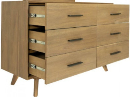 Modrest Claire Contemporary Walnut Dresser