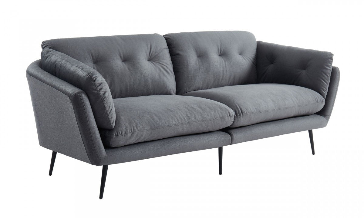 Divani Casa Cody Modern Grey Fabric Sofa