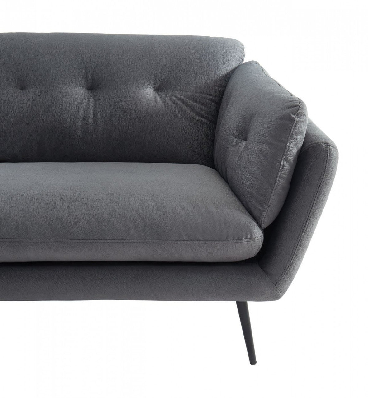 Divani Casa Cody Modern Grey Fabric Sofa