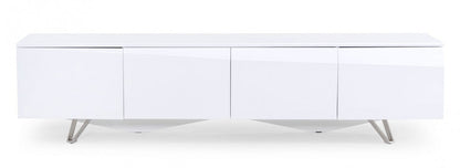 Modrest Columbia Modern White TV Stand