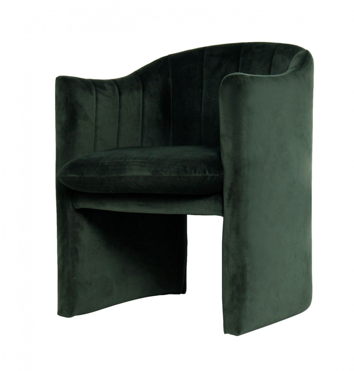 Modrest Danube Modern Jade Green Fabric Dining Chair