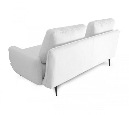 Divani Casa Dolly Modern Off White Fabric Sofa