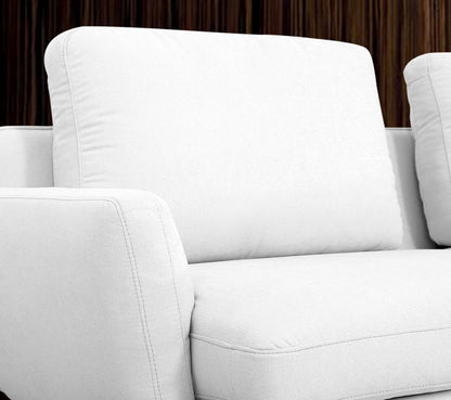 Divani Casa Dolly Modern Off White Fabric Sofa