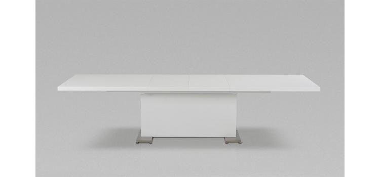 Modrest Bono "T" - Modern White Extendable Dining Table