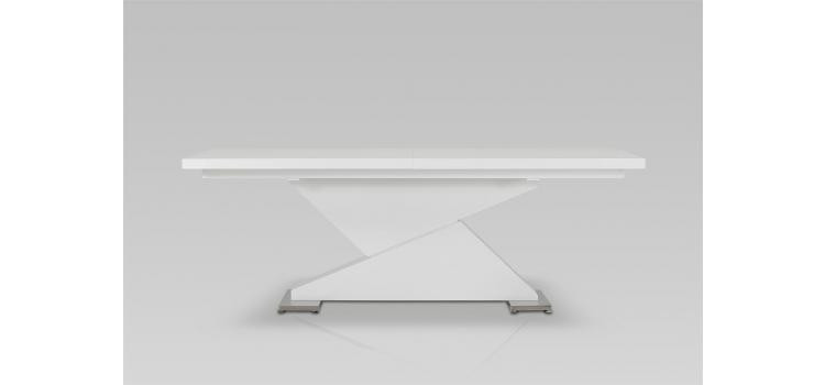 Modrest Bono "Z" - Modern White Extendable Dining Table