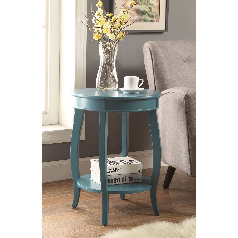 ACME Aberta Side Table in Teal