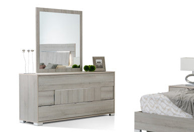 Modrest Ethan Italian Modern Grey Dresser – Sleek Contemporary Bedroom Storage