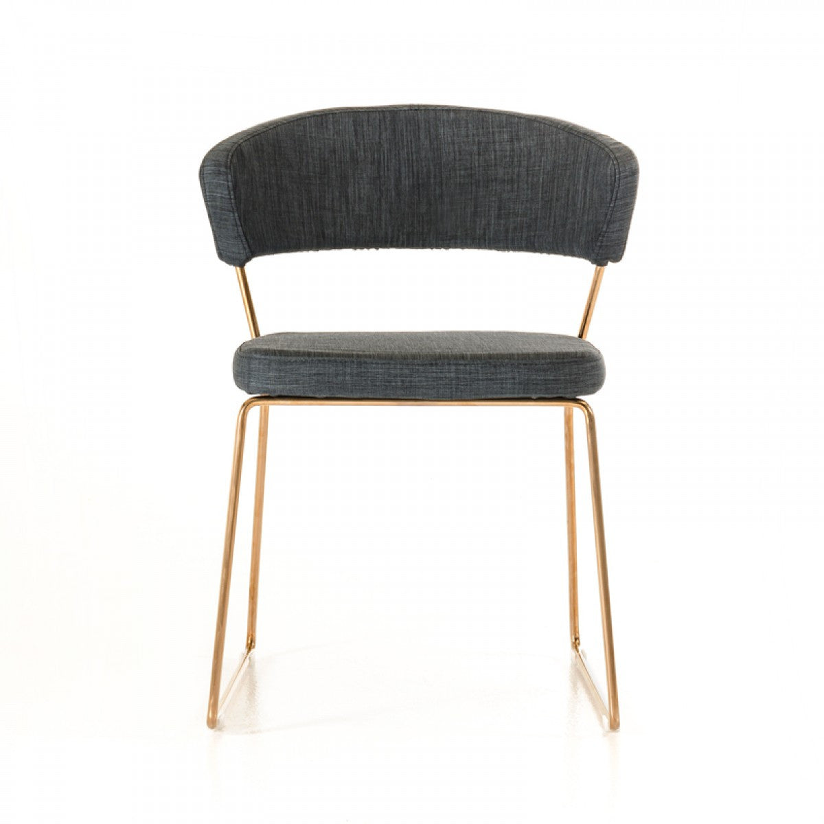 Ashland Modern Grey & Rosegold Dining Chair (Set of 2)