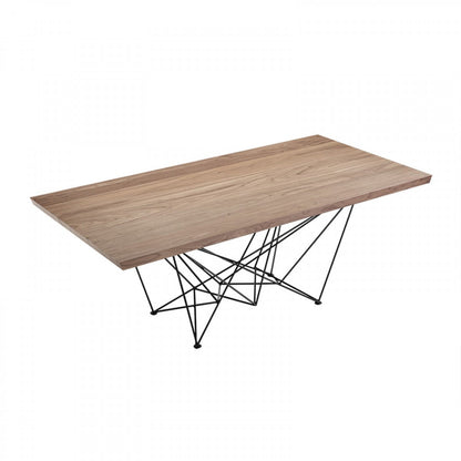 Modrest Naomi Modern Walnut Dining Table