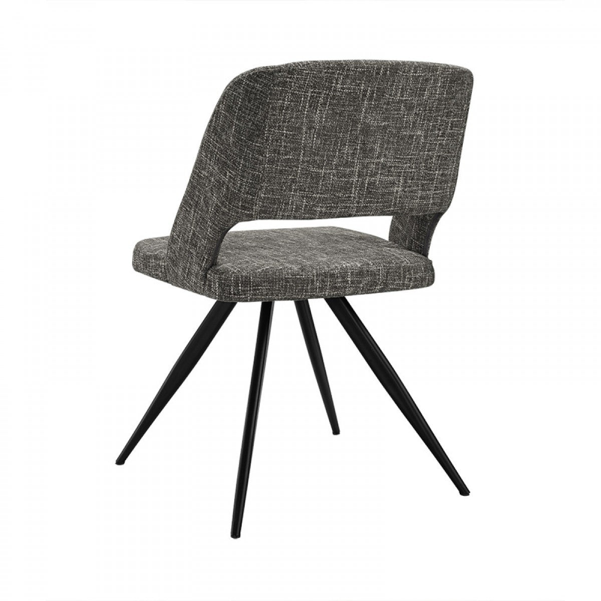 Palmer - Modern Grey Fabric Dining Chair (Set of 2)