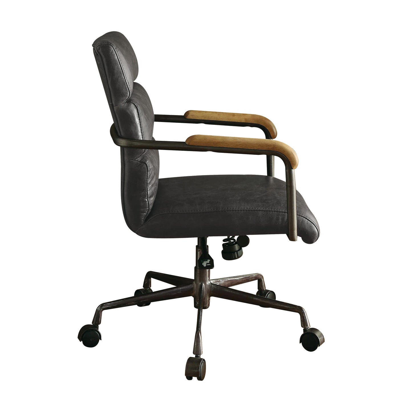 ACME Harith Office Chair in Antique Slate Top Grain Leather