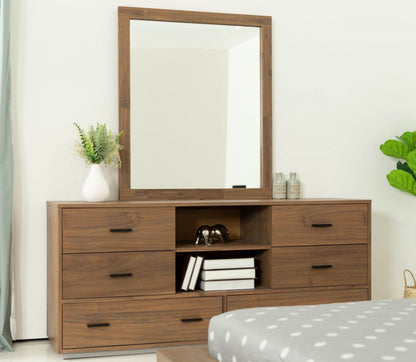 Nova Domus Fantasia Contemporary Walnut Dresser