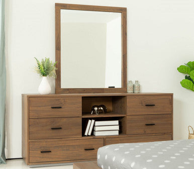 Nova Domus Fantasia Contemporary Walnut Dresser