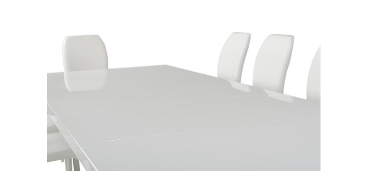 Modrest Bono "T" - Modern White Extendable Dining Table
