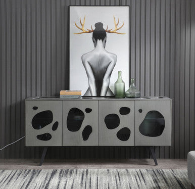 Modrest Fontana Modern Grey Buffet