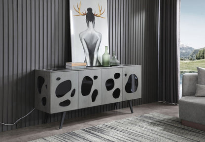 Modrest Fontana Modern Grey Buffet
