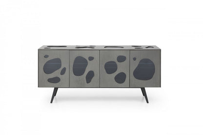 Modrest Fontana Modern Grey Buffet