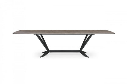 Modrest Herzog - Modern Grey Ceramic Dining Table