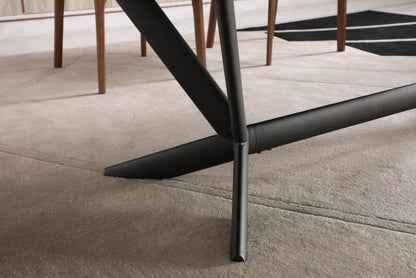 Modrest Herzog - Modern Grey Ceramic Dining Table