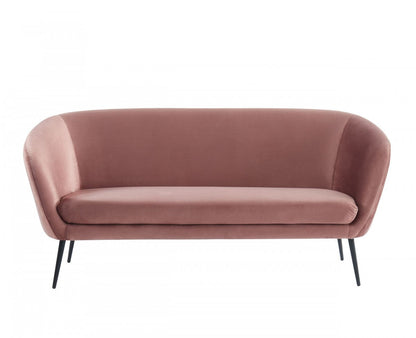 Divani Casa Koeing Modern Coral Fabric Sofa