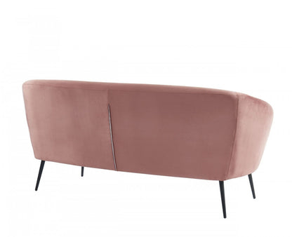 Divani Casa Koeing Modern Coral Fabric Sofa