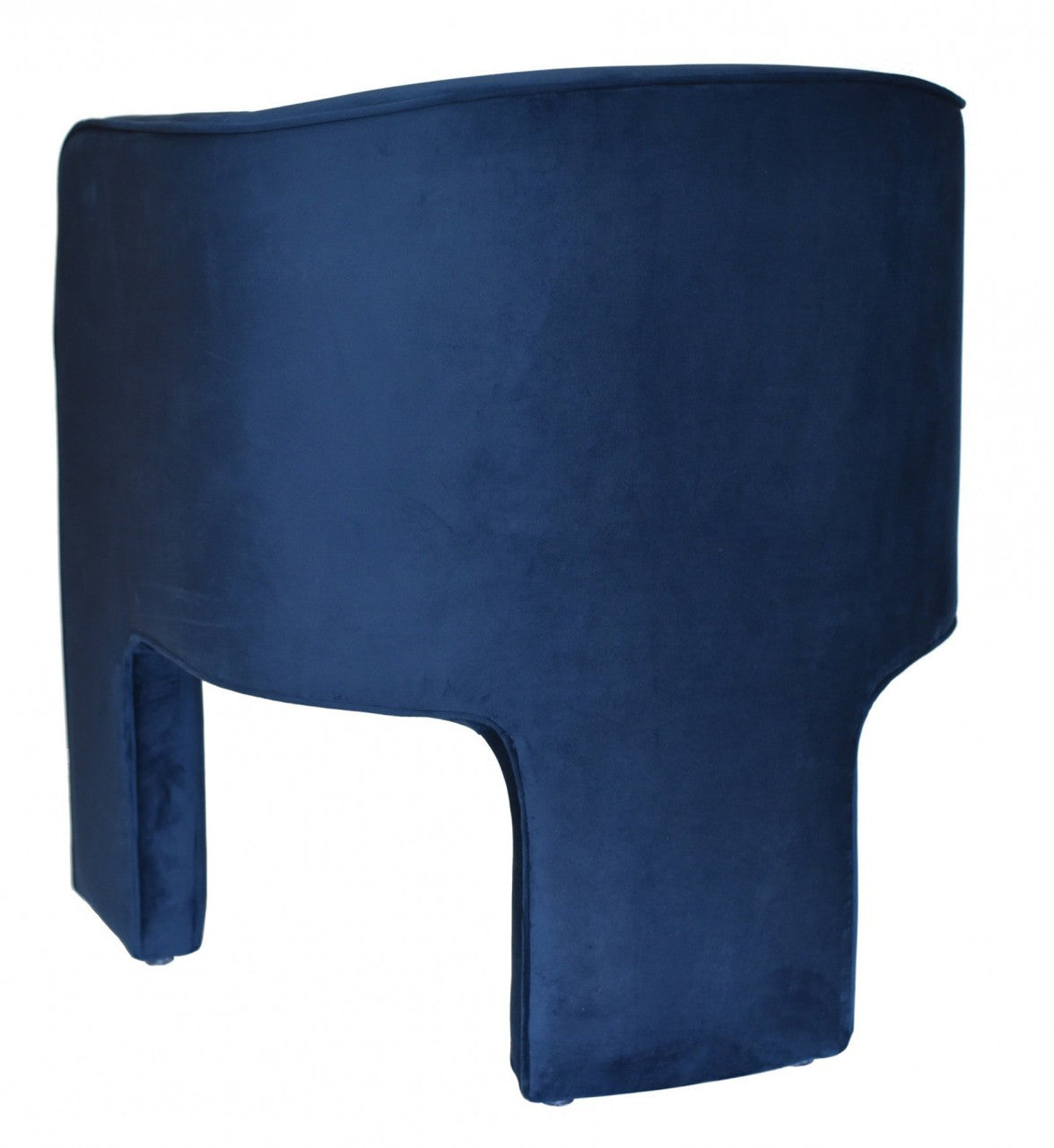 Modrest Kyle - Modern Blue Velvet Accent Chair