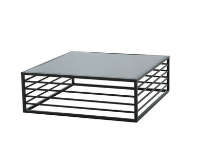 Modrest Malvo - Modern Black + Glass Coffee Table