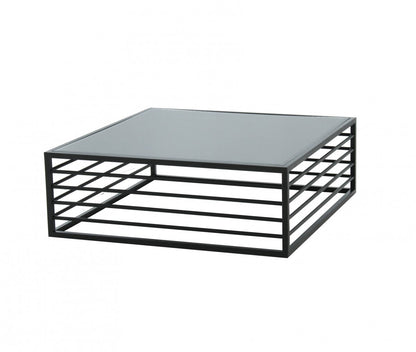Modrest Malvo - Modern Black + Glass Coffee Table