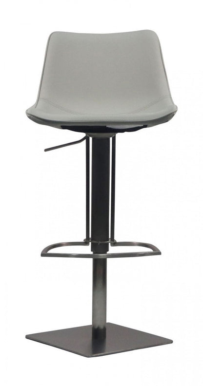 Modrest Manning Modern Light Grey Bar Stool