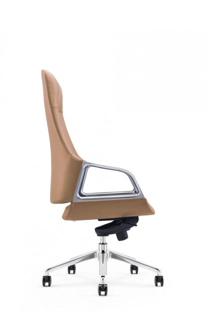 Modrest Merlo - Modern Brown High Back Executive Office Chair