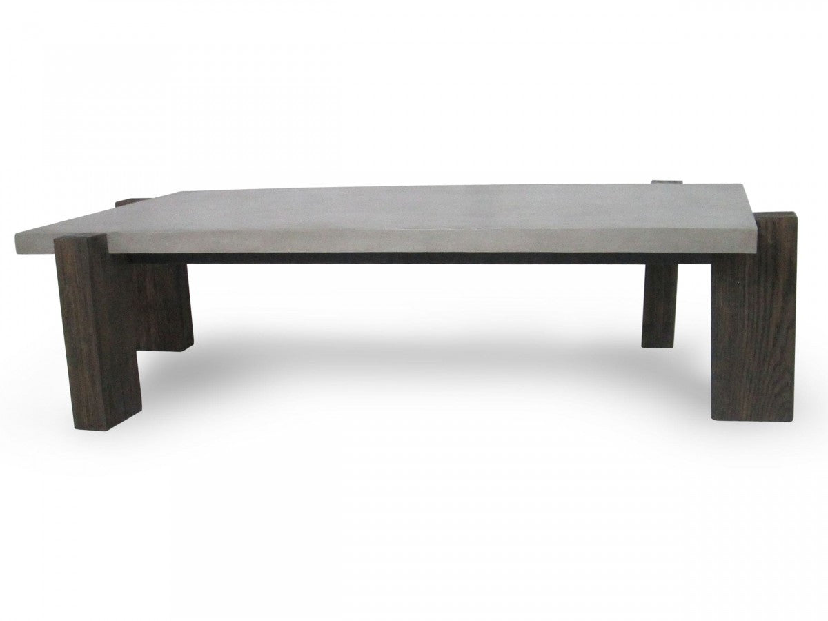 Modrest Milton Dark Grey & Walnut Coffee Table