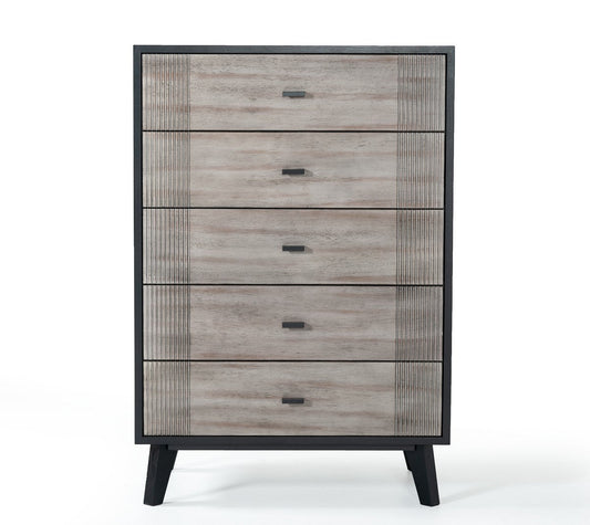 Nova Domus Panther Contemporary Grey & Black Chest
