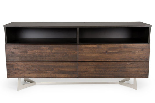 Modrest Wharton Modern Dark Drift Oak Dresser