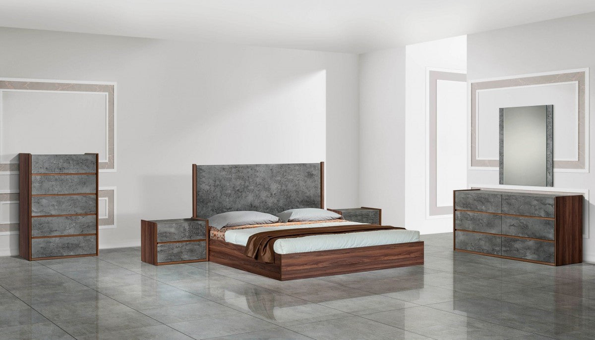 Nova Domus Rado Modern Walnut & Stucco Chest
