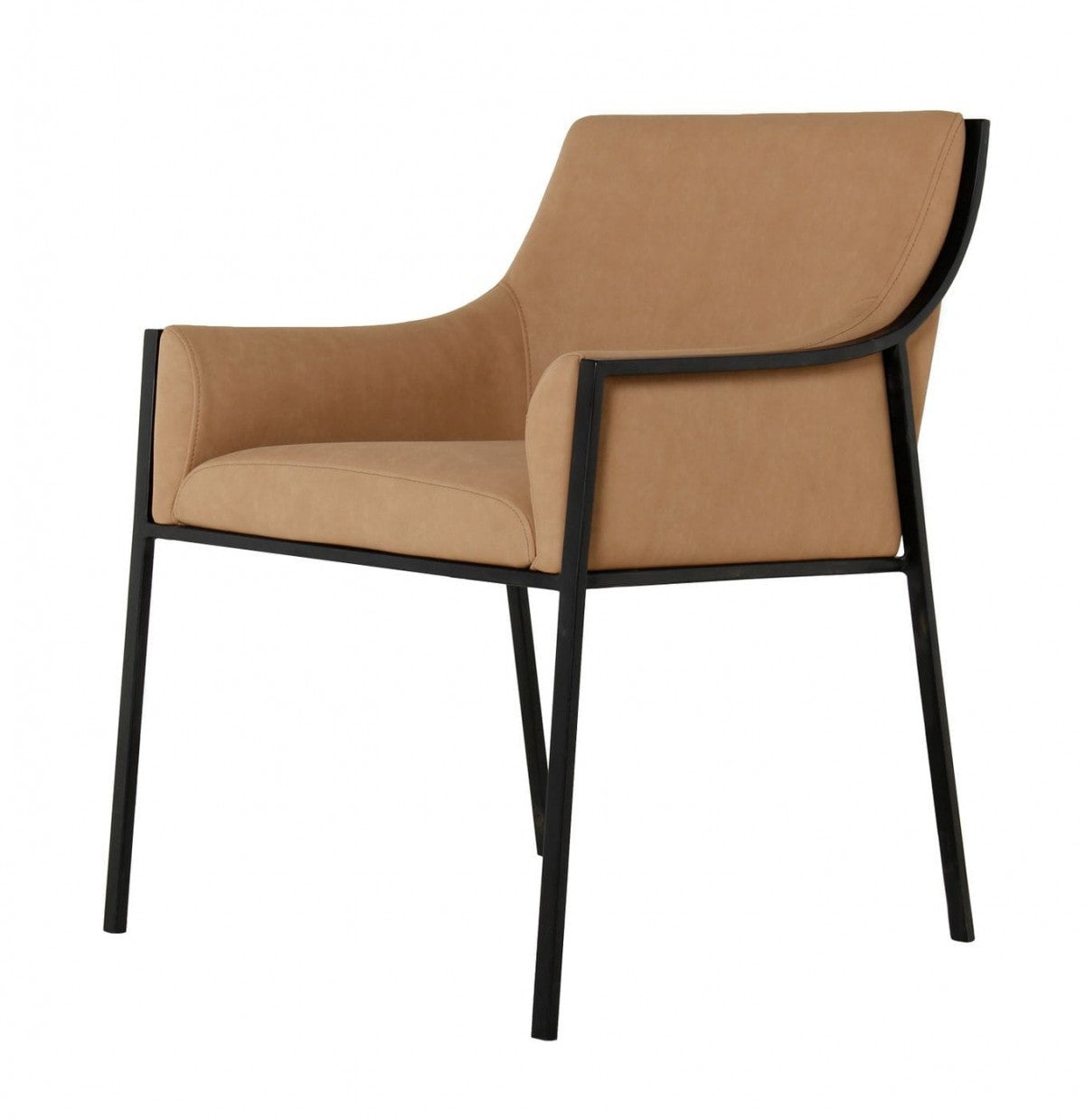 Modrest Raul Modern Suede Tan Dining Chair
