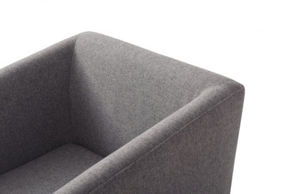 Modrest Riaglow - Contemporary Dark Grey Fabric Dining Chair