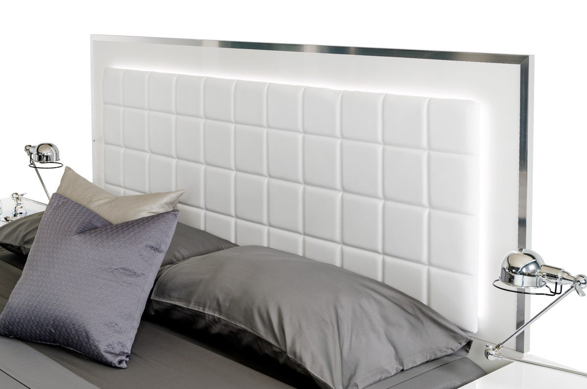 Modrest San Marino Modern White Bedroom Set