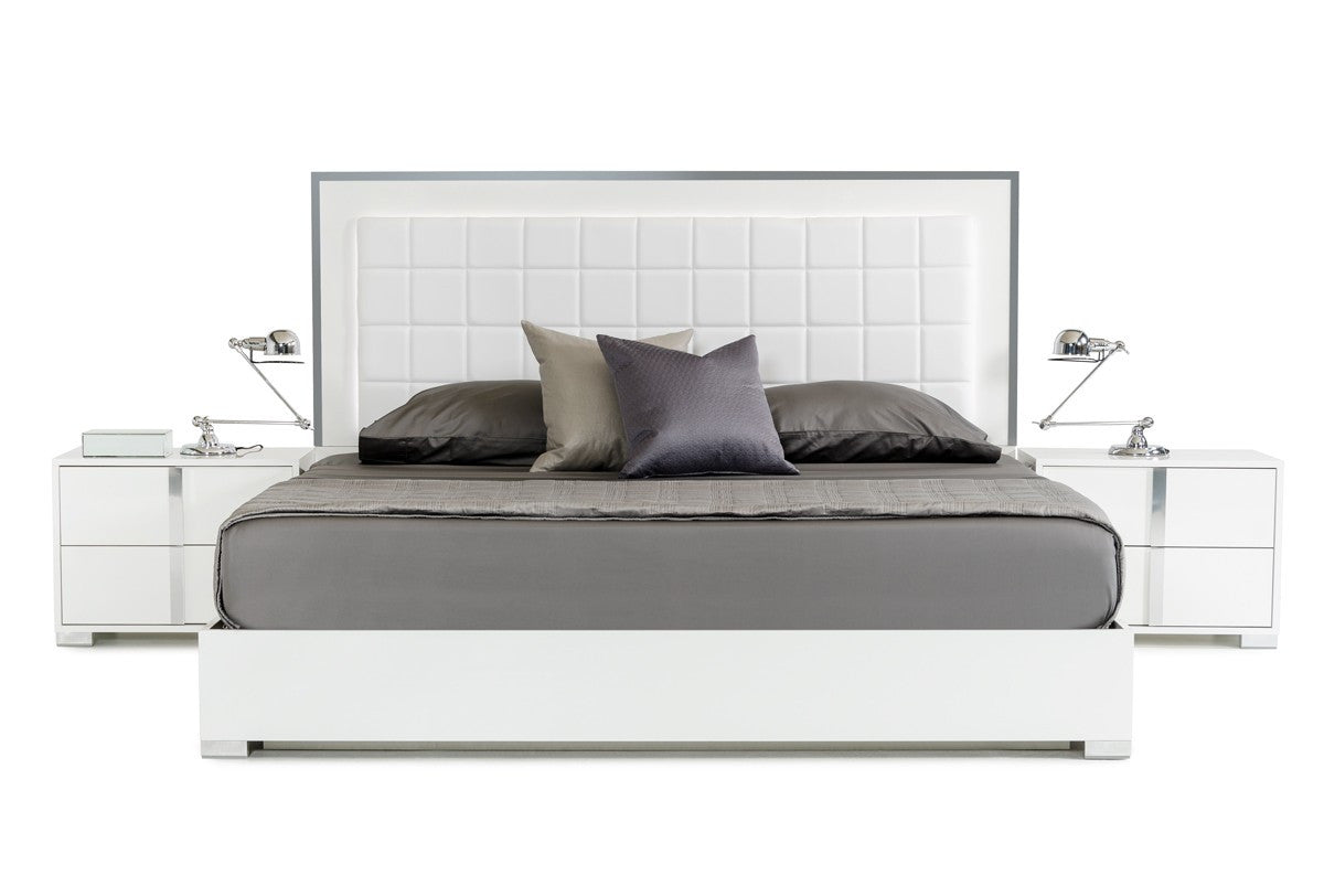 Modrest San Marino Modern White Bedroom Set