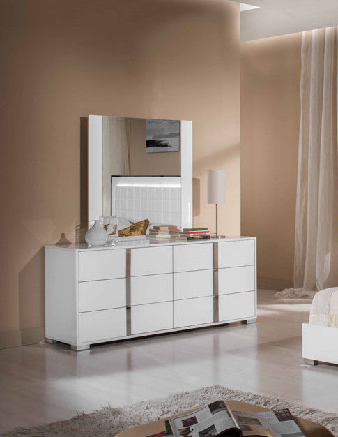Modrest San Marino Modern White Mirror