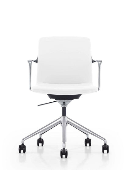 Modrest Sundar Modern Grey Mid Back Conference Office Chair