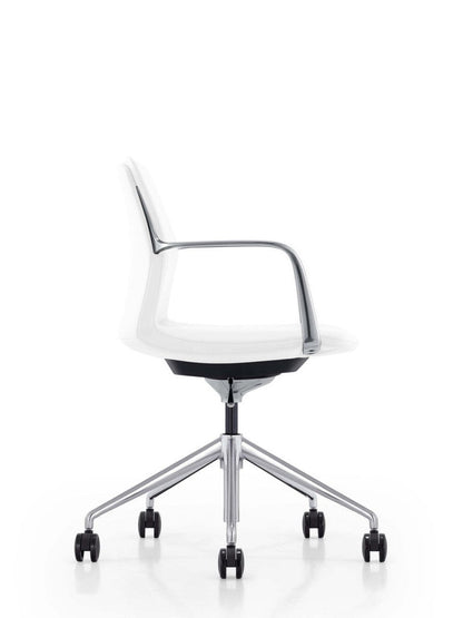 Modrest Sundar Modern Grey Mid Back Conference Office Chair