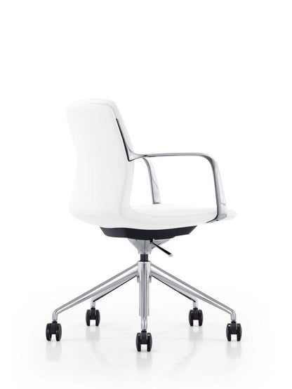 Modrest Sundar Modern Grey Mid Back Conference Office Chair