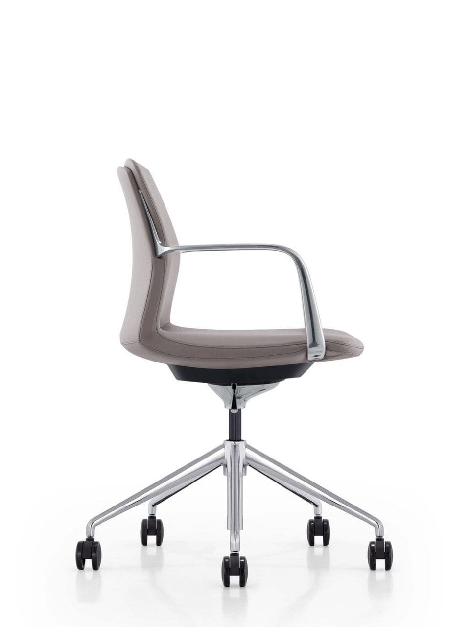 Modrest Sundar Modern Black Mid Back Conference Office Chair