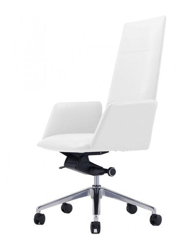 Modrest Tricia Modern White High Back Executive Office Chair