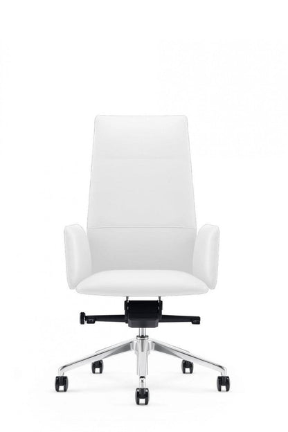 Modrest Tricia Modern White High Back Executive Office Chair