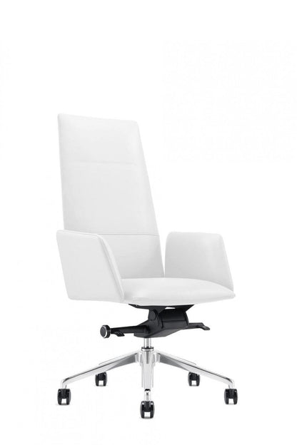 Modrest Tricia Modern White High Back Executive Office Chair