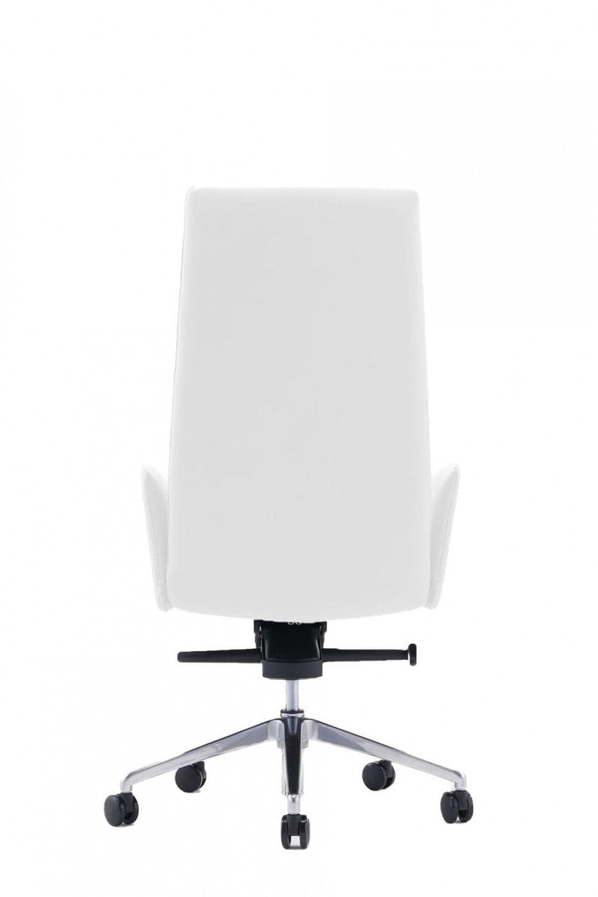 Modrest Tricia Modern White High Back Executive Office Chair