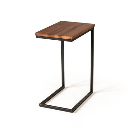 Modrest Turner Modern Aged Oak Side Table – Sleek Contemporary Living Room Accent