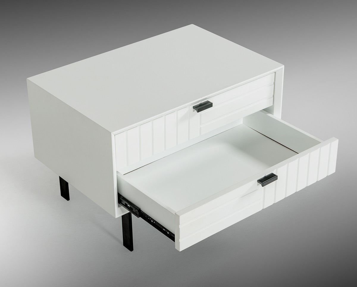 Nova Domus Valencia Contemporary White Bedroom Set
